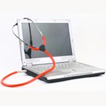 Laptop and Stethoscope