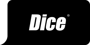 Dice Logo - Black and White