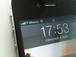 T-Mobile on iPhone 4 T-Mobile on iPhone 4