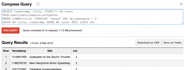 Google's BigQuery Democratizes Big Data