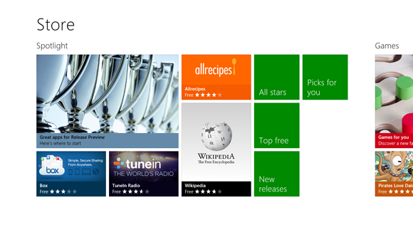 The Windows Store
