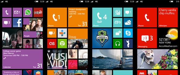 Windows Phone 8 Start Screen