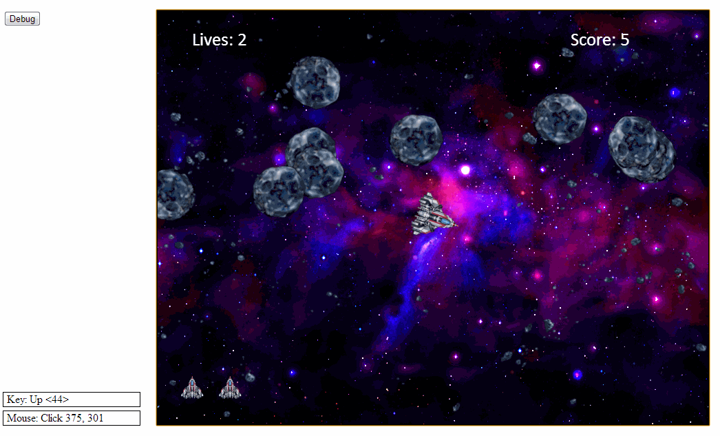 Asteroids Game Asteroids Game