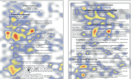 Resume Heat Maps