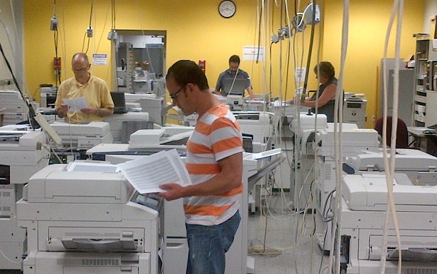 Xerox engineers testing software patch_credit Xerox1