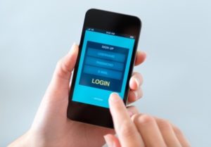 Mobile Login Screen