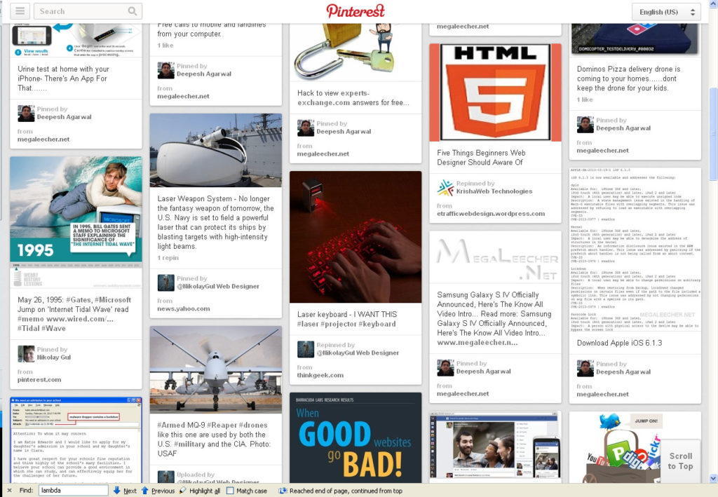 pinterest tech screen-grab