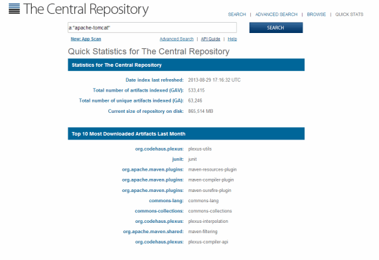 Maven Repository Search