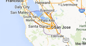 Silicon Valley Map