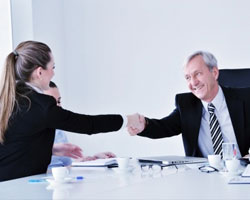 Older Job Seeker Interviewing