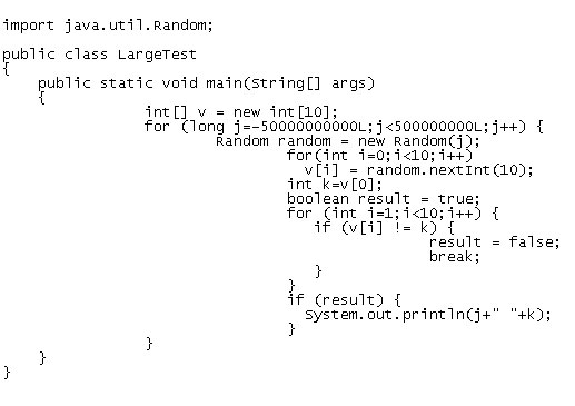 Brute Force Program Code