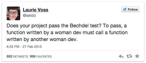 Bechdel Tweet