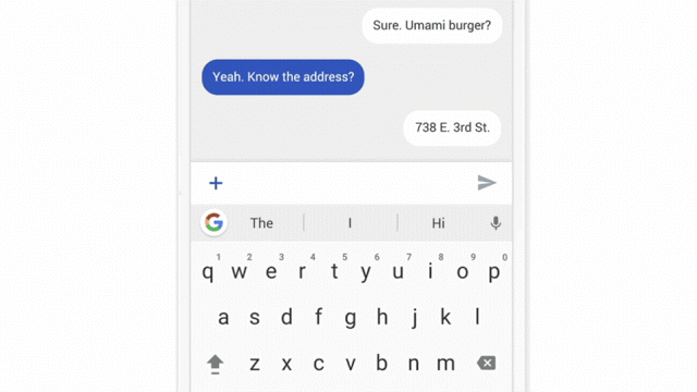 Google text prediction