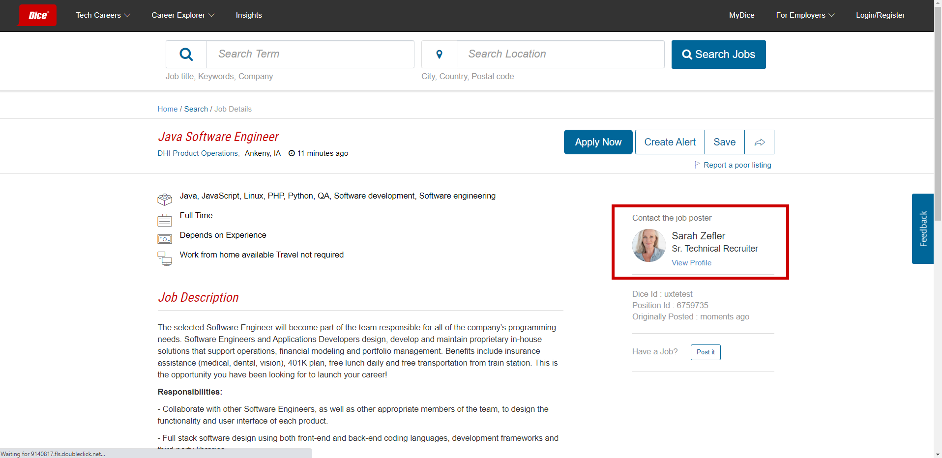 Dice Knowledge Center Tools Instant Messaging