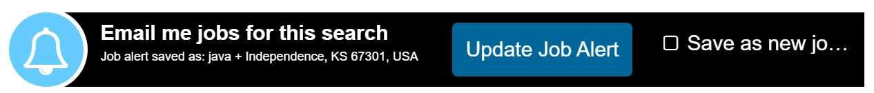 Edit job alerts.