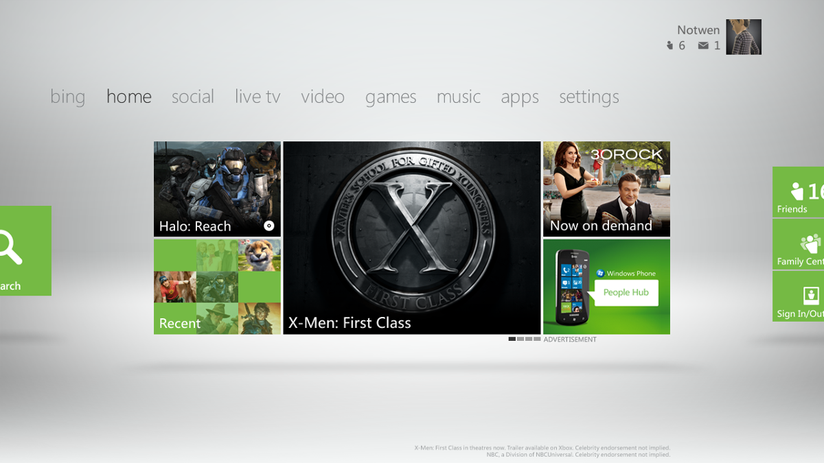 Xbox sales live home