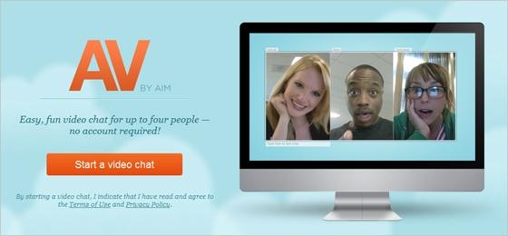 Main image of article AOL's Simple Web-Based Video Chat Launches 'Internally'
