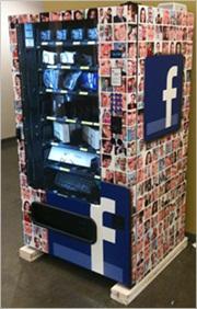 Main image of article Facebook Uses Vending Machines to Distribute Computer Accessories