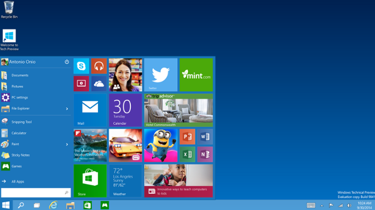 Main image of article Microsoft Planning Windows 10 Consumer Reveal