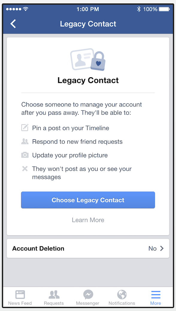 Screen-Shot-2015-02-12-at-2.10.01-PM.png Main image of article Facebook Offering a Way to Manage Accounts After Death