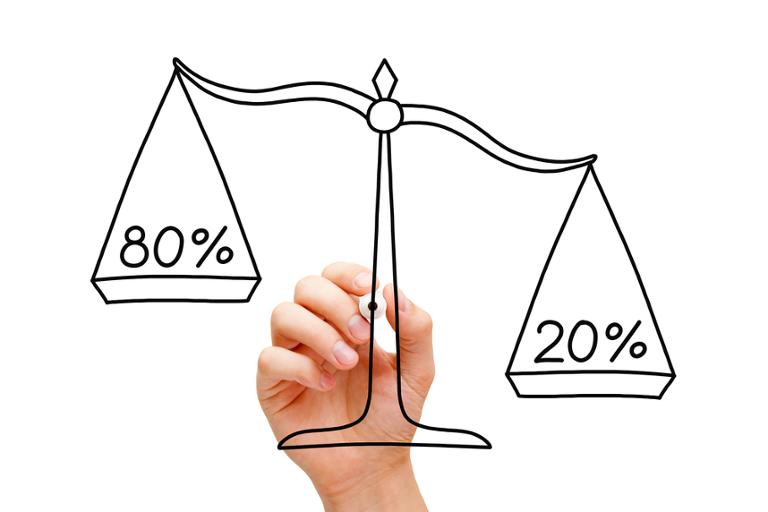 Main image of article Use the Pareto Principle to Boost Productivity