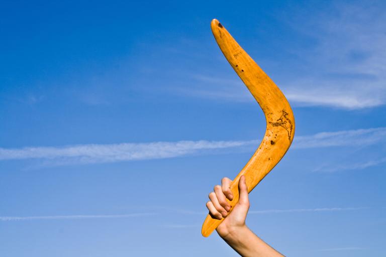 Main image of article Throwing a Career Boomerang