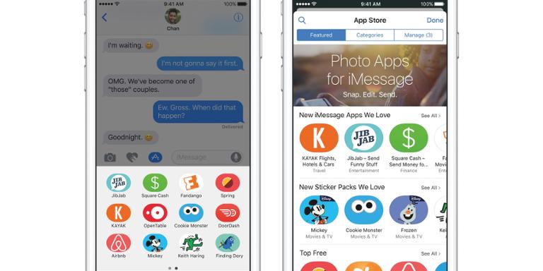 iOS10iMessageAppsDice.jpg Main image of article The iMessage App Store is in Serious Trouble