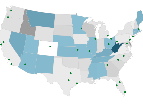 Main image of article U.S. Tech Salaries Map 2017