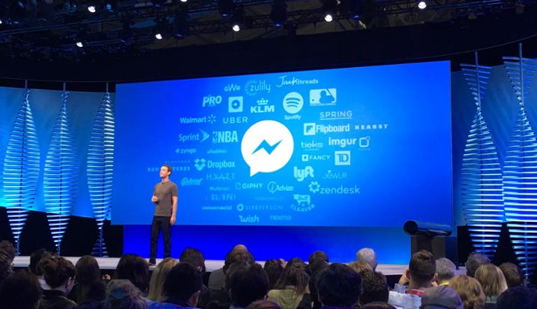 Facebook-Messenger-Bots.jpg Main image of article Facebook Still Paving a Clumsy Path for Bots