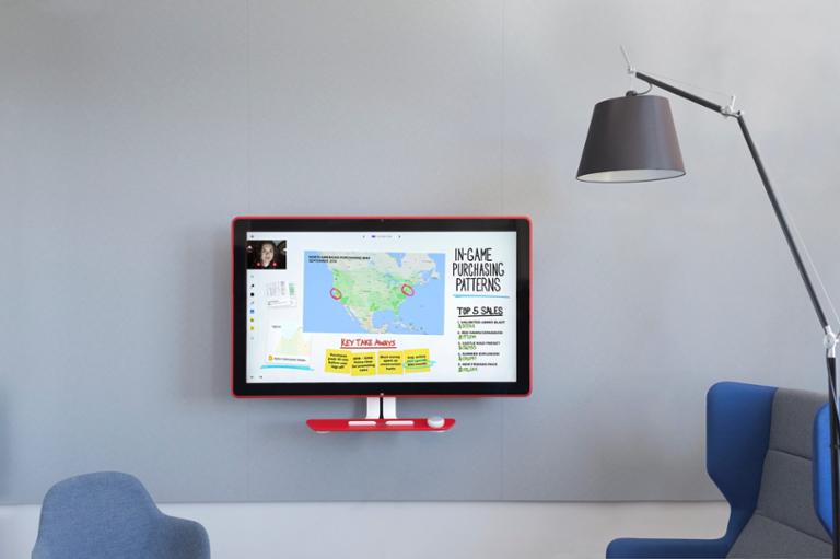google-jamboard-wall.jpg Main image of article Google's Jamboard Aims to One-Up the Whiteboard