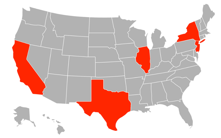 Main image of article H-1B Visa Program: Top U.S. States for Applications