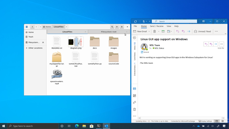 MicrosoftLinux.png Main image of article Microsoft BUILD: Linux GUI Apps Coming to Windows 10