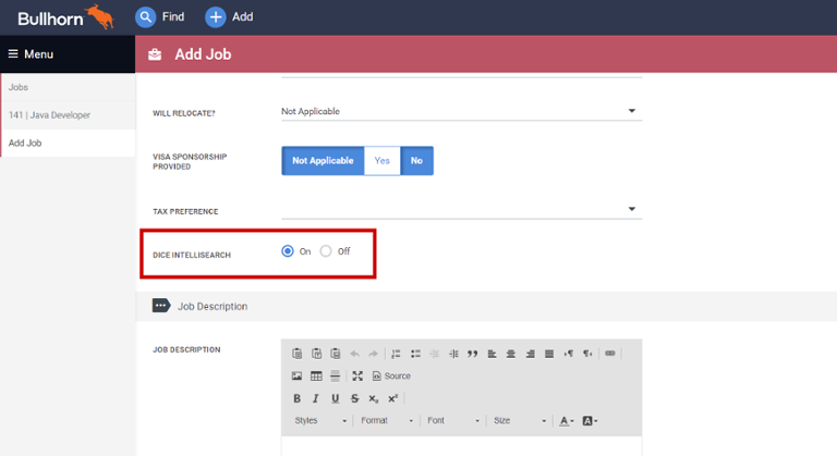 IntelliSearch for Bullhorn Image Preview