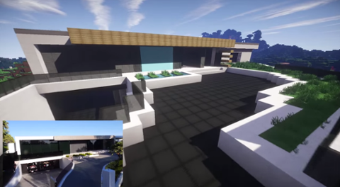 Tour 'Minecraft' Creator's Mansion... In 'Minecraft'