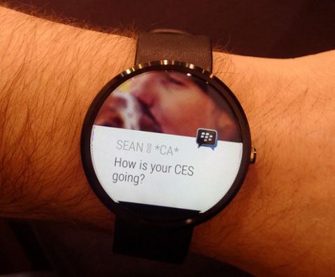 Go to article A BlackBerry Smartwatch?