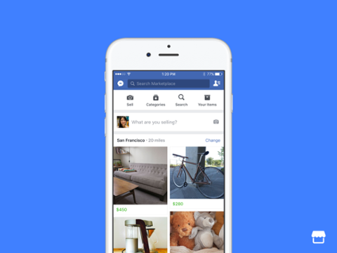 Go to article Facebook Marketplace Pokes Craigslist, eBay