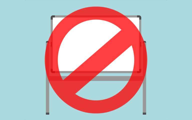 red prohibition sign icon