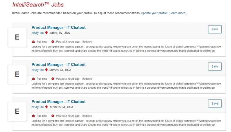 IntelliSearch Jobs and Alerts