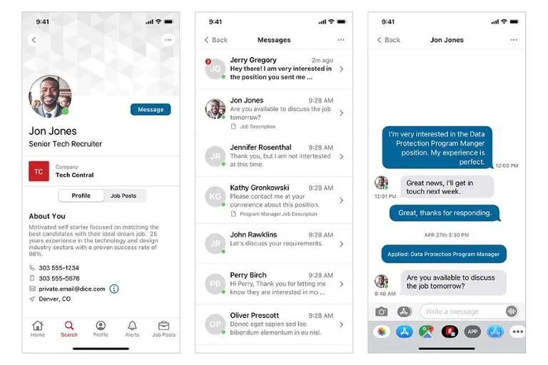 Mobile App Messaging