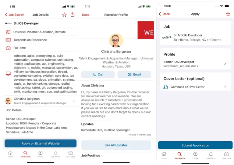 Mobile App Enhancements