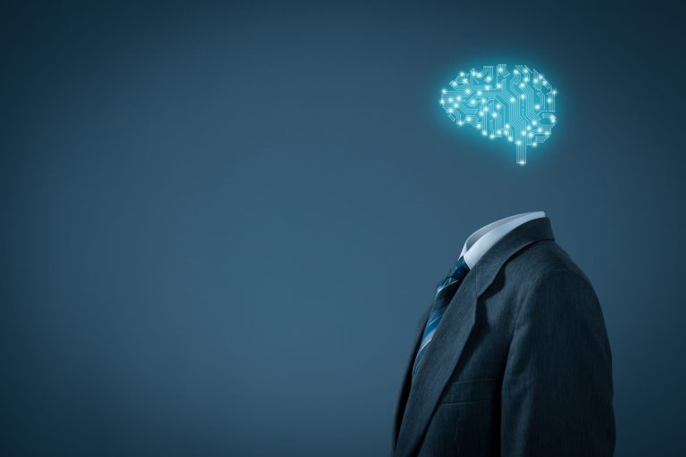 brain made of circuitry