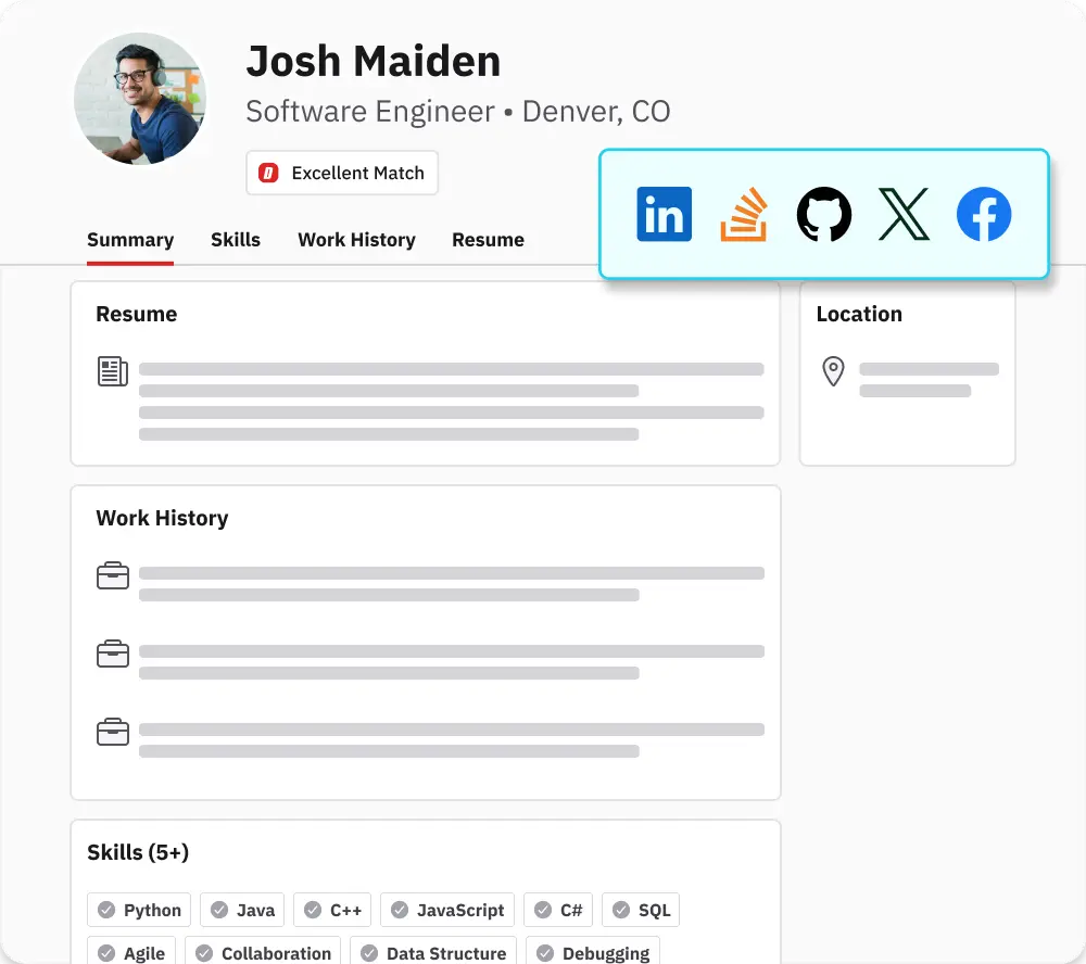 Social Profiles logo