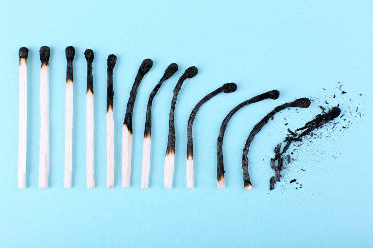 matches burned in sequence