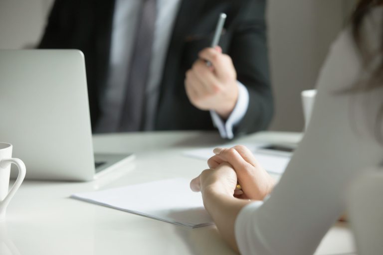 business meeting with laptop