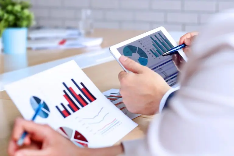 tablets and paper charts