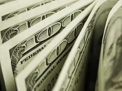 cash bills close up